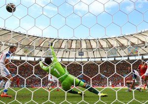 دیوک اوریگی|لحظه به ثمر رسیدن گل بلژیک توسط دایوُک اوریجای.