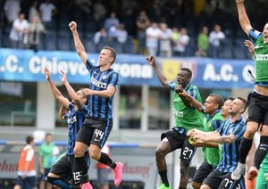 شادی بازیکنان اینتر