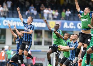 شادی بازیکنان اینتر|کیه وو 0 - 1 اینترمیلان / سری آ / گزارش تصویری