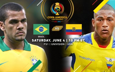 کوپا آمریکا 2016 | پیش بازی برزیل - اکوادور