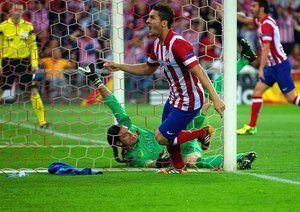 مصاف های اتلتیکو تا فینال لیگ قهرمانان اروپا|دیدار برگشت از مرحله ی یک چهارم نهایی لیگ قهرمانان اروپا: اتلتیکو مادرید 1 - بارسلونا 0