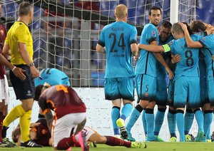 لوئیس سوار|رم 1 - 1 بارسلونا / لیگ قهرمانان