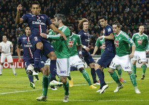 تقابل دو بازیکن|سنت اتين 0 - 1 پاریس سن ژرمن / جام حذفی فرانسه