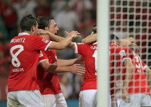 شادی بازیکنان ماينتس|ماینتس 2-0 دورتموند / بوندسلیگا