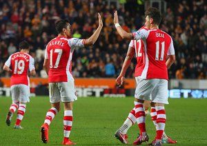 الکسیس سانچز - مسوت اوزیل|هال سیتی 1 - 3 آرسنال / لیگ جزیره