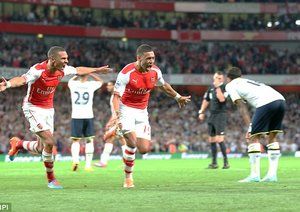 الکس اوکسلید چمبرلین|آرسنال 1-1 تاتنهام / لیگ جزیره