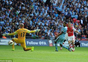 آرون رمزی|آرسنال 3-0 منچستر سیتی / جام خیریه