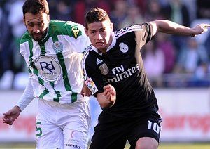 جیمز رودریگز|کوردوبا 1 - 2 رئال مادرید / لالیگا