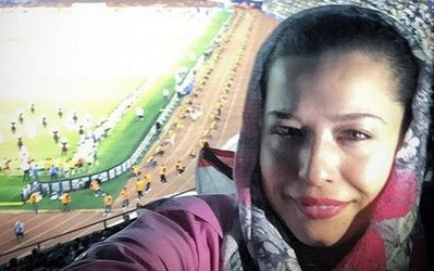 اینستاگرام روز | مهراوه شریفی‌نیا تماشاگر ویژه بازی بارسلونا - سویا