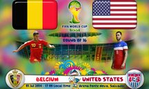 بلژیک 2 - 1 ایالات متحده آمریکا