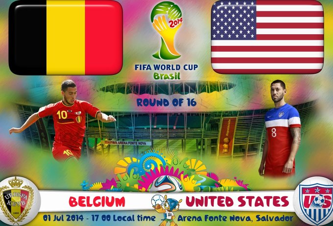 بلژیک 2 - 1 ایالات متحده آمریکا
