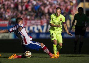 آندرس اینیستا|اتلتیکو مادرید 0 - 1 بارسلونا / لالیگا