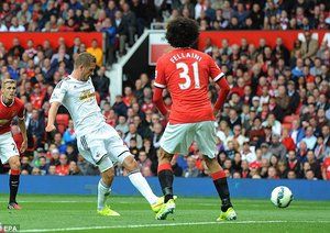 گيلفي تور سيگوردسون|منچستر یونایتد 1-2 سوانزی / لیگ جزیره