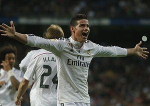 جیمز رودریگز|رئال مادرید 3 - 1 مالاگا / لالیگا