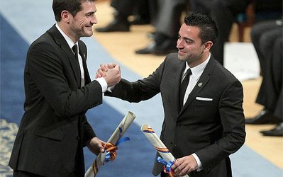 کاسیاس و ژاوی بهترین ورزشکار سال اسپانیا