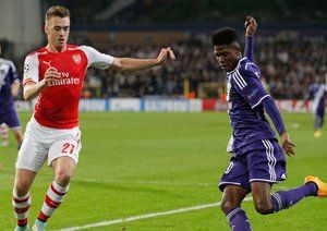 کالوم چمبرز|اندرلخت 1-2 آرسنال / لیگ قهرمانان