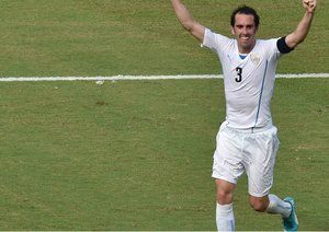 دیگو گودین|جشن دیگو گودین بعد از باز کردن دروازه تیم ملی ایتالیا.