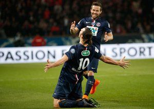 زلاتان ایبراهیموویچ|پاریس سن ژرمن 4 - 1 سنت ایتن / جام حذفی