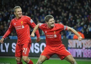 استیون جرارد|لستر سیتی 1 - 3 لیورپول / لیگ جزیره