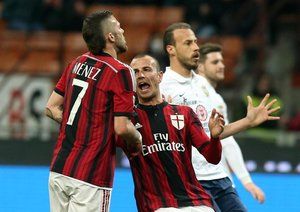 جرمی منز|میلان 2 - 2 هلاس ورونا / سری آ