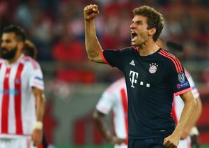 توماس مولر|المپیاکوس 0 - 3 بایرن مونیخ / لیگ قهرمانان