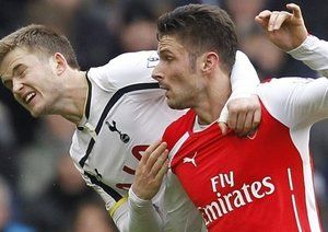 اليوير ژیرود|تاتنهام 2 - 1 آرسنال / لیگ جزیره