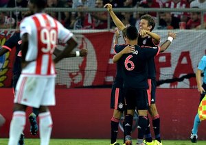 توماس مولر|المپیاکوس 0 - 3 بایرن مونیخ / لیگ قهرمانان