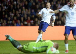 کریستیانو رونالدو|دانمارک 0-1 پرتغال / مقدماتی یورو 2016