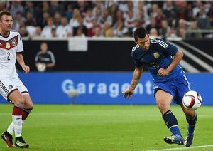 سرخیو آگوئرو|آلمان 2-4 آرژانتین / دیدار دوستانه