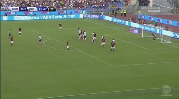 آاس رم 2 - یوونتوس 1 / هفته دوم سری آ ایتالیا / گل های مسابقه
