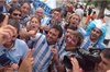 اجتماع هواداران آرژانتین قبل از رویارویی با بوسنی‌/ دوستداران آلبی‌سلسته: ‌۳، ۴ گل به بوسنی‌ ‌می‌زنیم