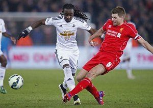 استیون جرارد|سوانسی 0 - 1 لیورپول / لیگ جزیره