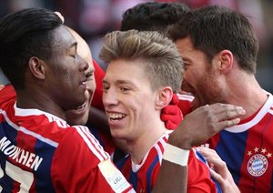 دیوید آلابا|اشتوتگارت 0 - 2 بایرن مونیخ / بوندسلیگا