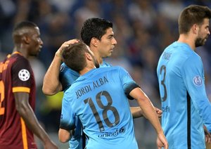 لوئیس سوار|رم 1 - 1 بارسلونا / لیگ قهرمانان