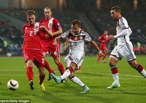 ماریو گوتزه|آلمان 4 - 0 جیبرالتِر / مقدماتی جام ملت های اروپا