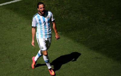 هیگواین بهترین بازیکن دیدار آرژانتین - بلژیک شد