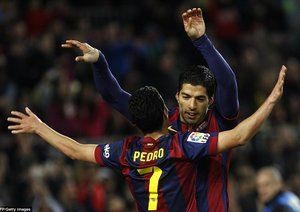 لوئیس سوارز - پدرو|بارسلونا 4 - 0 آلمریا / لالیگا