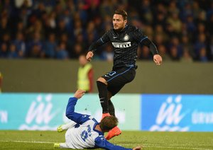 درگیری بازیکن با یار اینتر