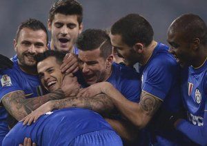 شادی بازیکنان یووه|یوونتوس 6 - 1 هلاس ورونا / جام حذفی ایتالیا