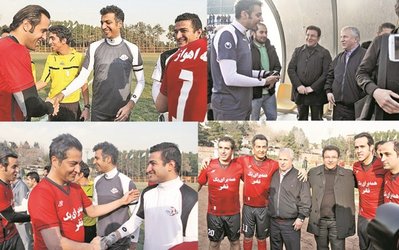 گزارش تصویری | باخت یاران فردوسی‌پور مقابل یاران علی کریمی/عادل گل زد اما نتوانست مانع شکست تیمش شود