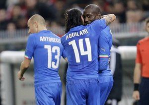 آلبرتو آکوئیلانی|ایتالیا 1 - 0 آلبانی / دیدار دوستانه