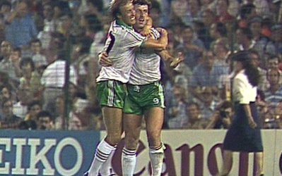 جام جهانی 2014 / 100 لحظه جذاب تاریخ جام جهانی (63_پیروزی تاریخی تیم ملی ایرلند بر میزبان رقابت ها در جام جهانی 1982)