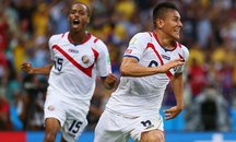 گل دوم کاستاریکا به اروگوئه