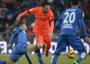 لیونل مسی|ختافه 0 - 0 بارسلونا / لالیگا