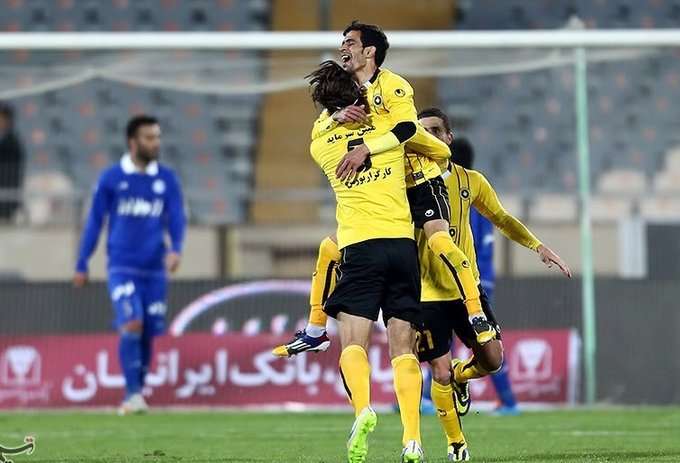 شادمانی بازیکنان سپاهان