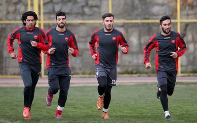 حاشیه‌های تمرین پرسپولیس در امارات / پیام صادقیان تمرین نکرد