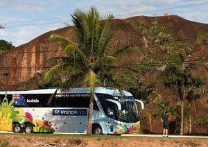 استرالیا|اردوی ساحلی تیم ملی استرالیا در منطقه بسیار زیبای ساحلی در ویتوریا برزیل