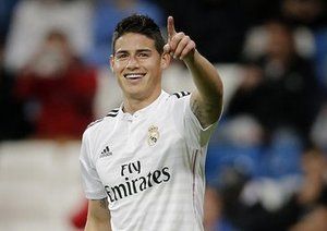 جیمز رودریگز|رئال مادرید 5 - 0 کُرنیا / جام حذفی