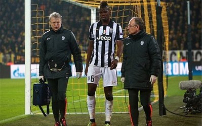 پوگبا بازی رفت یوونتوس – رئال مادرید را از دست داد