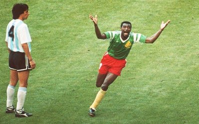 جام جهانی 2014 / 100 لحظه جذاب تاریخ جام جهانی (93_ پیروزی عجیب کامرون بر آرژانتین در جام جهانی 1990)